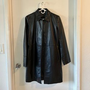 Kenneth Cole leather coat